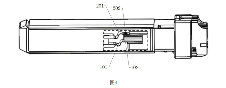 雙層軟硬結合板在光模塊中發射側的組裝結構示意圖